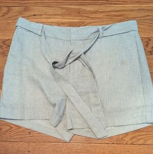 Banana Republic High Waist Pinstripe Shorts